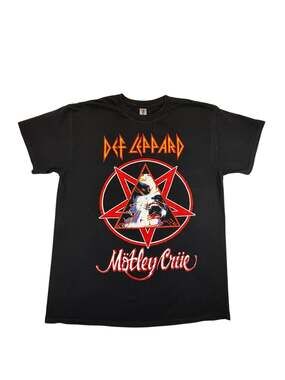 Def Leppard & Motley Crue The Stadium Tour 2022 Concert T-Shirt Size Medium